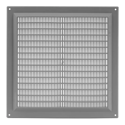 ventilation grille plastic, 250x250mm, grey