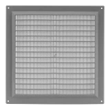 вентиляционная решетка пластмассовая, 250x250mm, серая