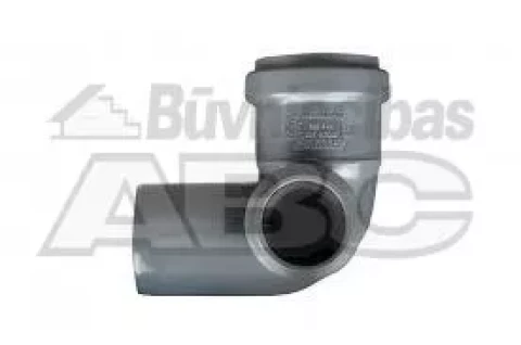 Iekšējās kanalizācijas līkums DN50x32/90' labā puse