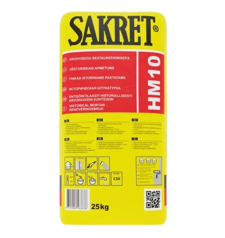 Sakret HM-10 Historical plaster 25kg
