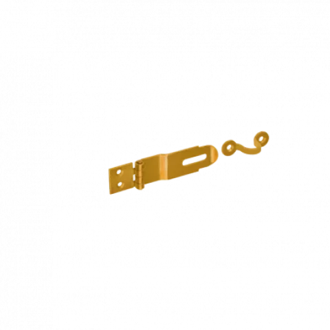 Cilpa piekaramajai atslēgai  75x25x25x1.5mm, dzelteni Zn