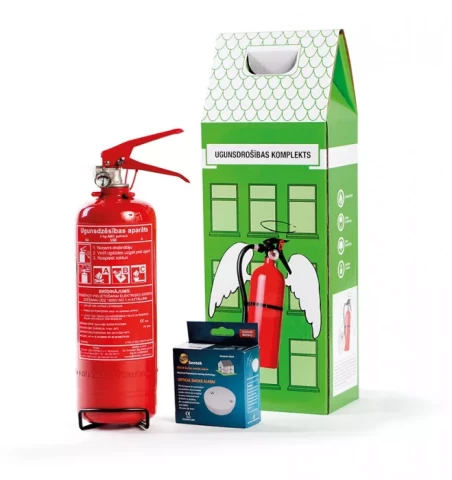 Ugunsdrošības komplekts mājai, mazais