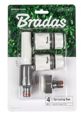 Uzgaļu komplekts WHITE LINE 4-gb. 1/2" (blisteris)  BRADAS
