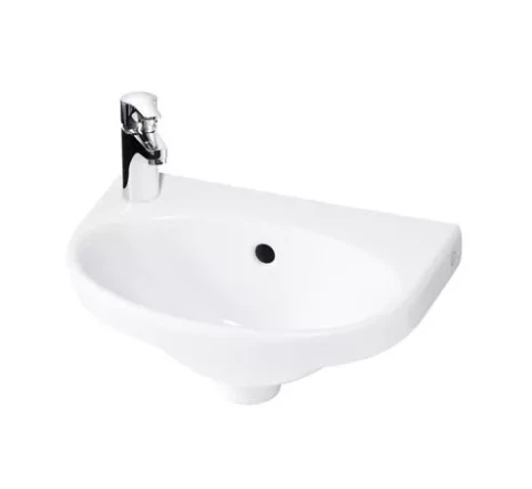 Gustavsberg izlietne NAUTIC 5540 400x275 maisītāja caurums kreisā pusē, balta 55409L01