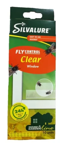 Window fly paper 10pcs Clear
