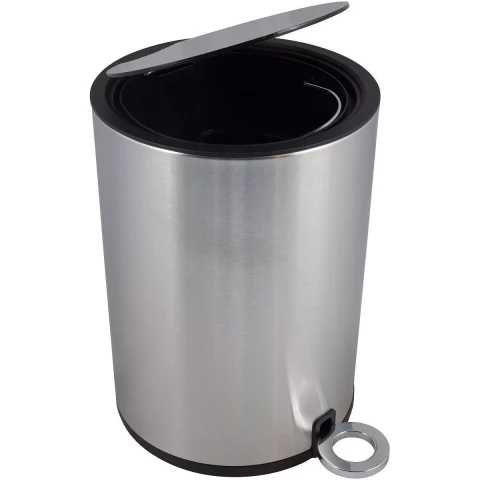 990-90 Atkritumu grozs ar Soft Close vāku hroms 3L