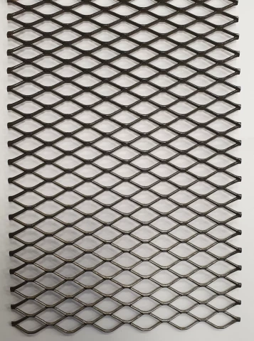 Carved towed screen 28x13x2; 1x2m, black steel, 9.7kg