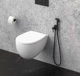 Wall mounted bidet mixer Ultra (BK) black, 625127 02593