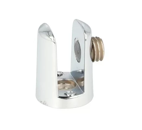 Stikla plauktu turētājs 4-6mm hromēts