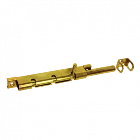 Aizbīdnis 100x16mm, dzelteni cinkots