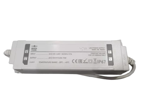 LED TRANSFORMĀTORS 12VDC 4,16A 50W IP67