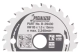 Saw blade 85x1x15mm 7° T24 LAMINATE SPECIALIZED MAKITA B-29452