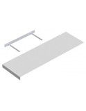 Floating shelf white 80x24cm