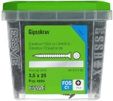 ESSVE шуруп для гипсокартона S/V 3.5X25 FO 1000шт./Упак., 521125