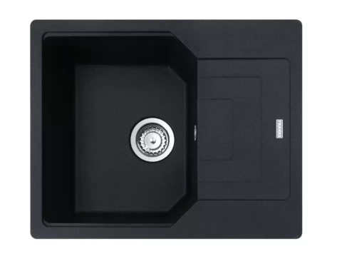 FRANKE virtuves izlietne UBG 611-62 62x50cm Fragranīta Urban Onyx bīdāmi klipši pop-up 114.0556.582