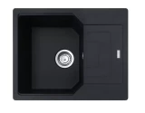 Раковина Franke Fragranite UBG 611-62 62x50см Urban Onyx, выдвижные клипсы, выдвижная панель 114.0556.582