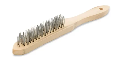 Birste, drāšu 4rindas, tērauds, koka kāts