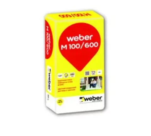 weber M100/600 25kg Mūrjava pelēka