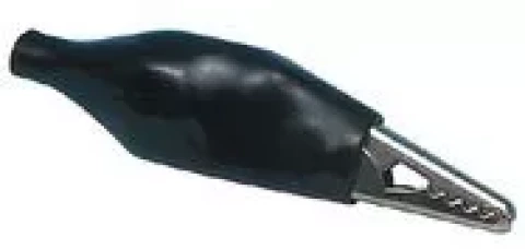 Spailes krokodila tipa 60VDC maza izmēra, melns