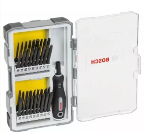 Set of screwdriver bits, Bosch, 37pcs 2607017320