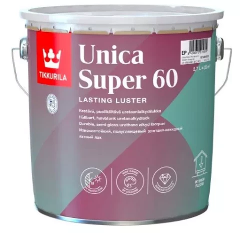 Tikkurila UNICA SUPER 60 2.7L Uretānalkīda laka pusspīdīga