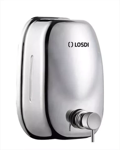 Liquide Soap dispenser 1,7L Stainless Steel bright finished, Elegance Line