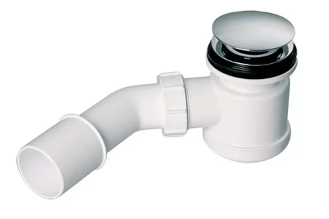 Sifons dušas paliktnim ar klik-klak funkciju 50mm, hroms, McAlpine HC26CLCP HC26CLCP Mcalpine