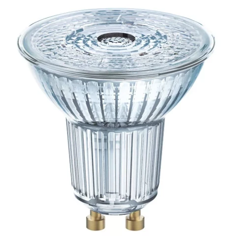 Spuldze OSRAM LED 6.9W 575lm 3000K 36⁰ GU10 stikla PAR16 80