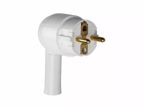 Legrand 050175, Вилка 2Р+Е, 16А, с рычагом, белая