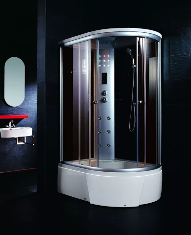 Dušas kabīne OW-T18 ar masāžu 120x85 kreisā, L01T18L