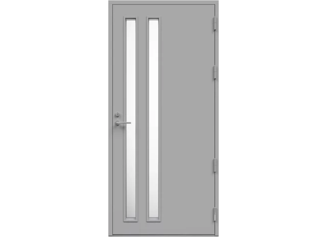Ārdurvis Aten Thermo 9x21 pelēka RR21 kārba 115mm labās
