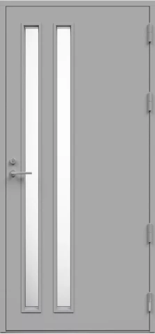 Exterior door Aten Thermo 9x21 gray RR21 frame 115mm right