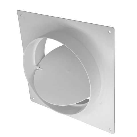 Фланец с круглым соединением и клапаном пластиковый, Ø150мм