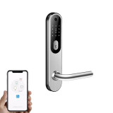 SMART HV65B handle, waterproof IP55, Scandinavian ASSA standard, silver.
