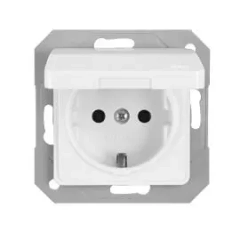 VILMA SL 250 white  socket with side earth ar vāc meh