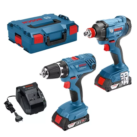 Akum. skrūvgriezis GSR 18V-21+GDX 18V-180 2x2.0Ah, 1820 CV Bosch 06019G5203