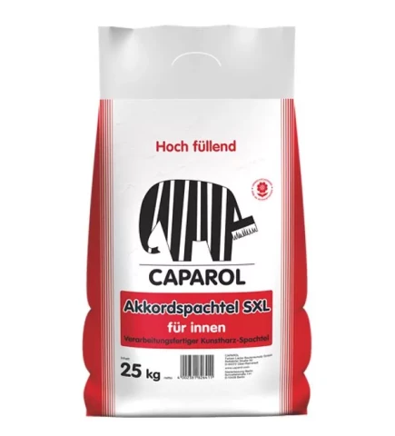 Caparol AKKORD Spachtel SXL 25kg Готовая дисперсионная шпатлевка