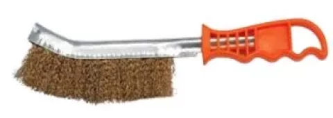 Birste rokas tērauda ar misiņa  pārklājumu