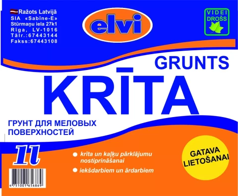ELVI Krīta grunts 1L