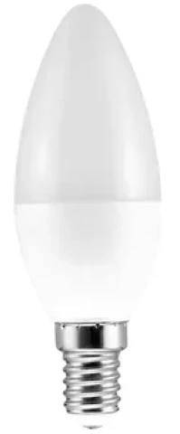 Spuldze LED C37 7W 600lm E14 3000K 220V LEDURO