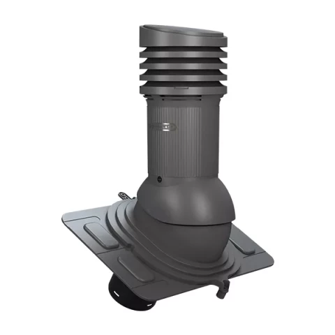 Ventilācijas izvads UNIWERSAL EVO izolēts d 125, grafīta,universal