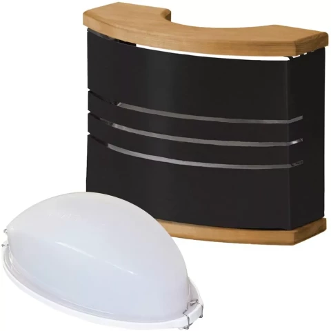 HARVIA pirts lampa ar melnu tērauda aizsegu SAS21107