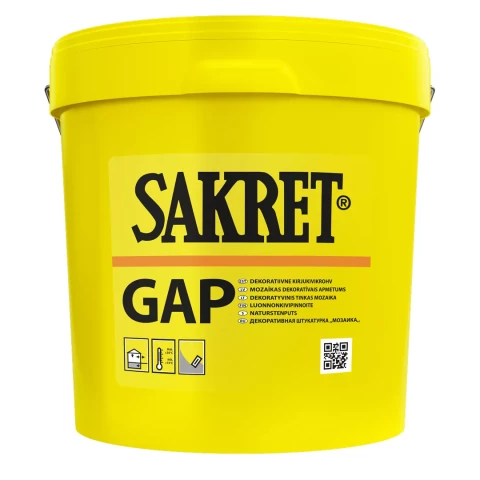 Sakret GAP 14kg Granīta-akrila apmetums, pildviela      GAP 14PP/SB