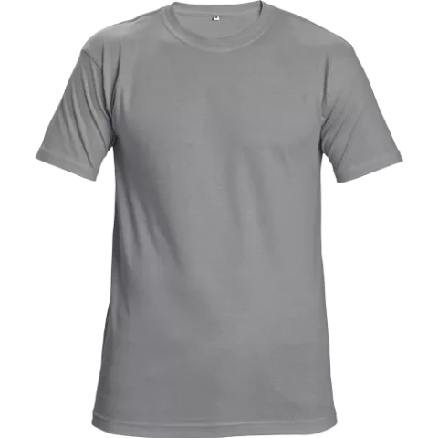 T-krekls TEESTA, pelēks, 100% kokvilna, izm. 3XL