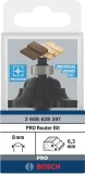 Многофункциональная фреза HM, радиус 6,3 мм, длина 18 мм, хвостовик 8 мм, Bosch (2608628397)