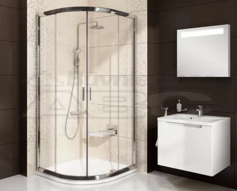 Ravak Dušas kabīne BLCP4-90  Alum/Transparent