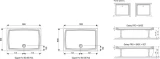 Ravak Paliktnis GIGANT PRO FLAT 100x80cm Balts XA03A411010
