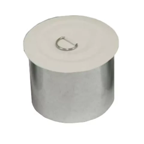 Polmer pelnu lūka apaļa balta D 100mm balta