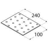 SAVIENOJUMU PLATE  240x100x2.0 mm