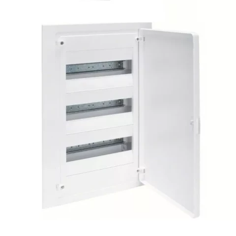 Modular box HAGER GOLF in the wall opaque doors 3 lines each by 12 modules size 507x318x72 мм
